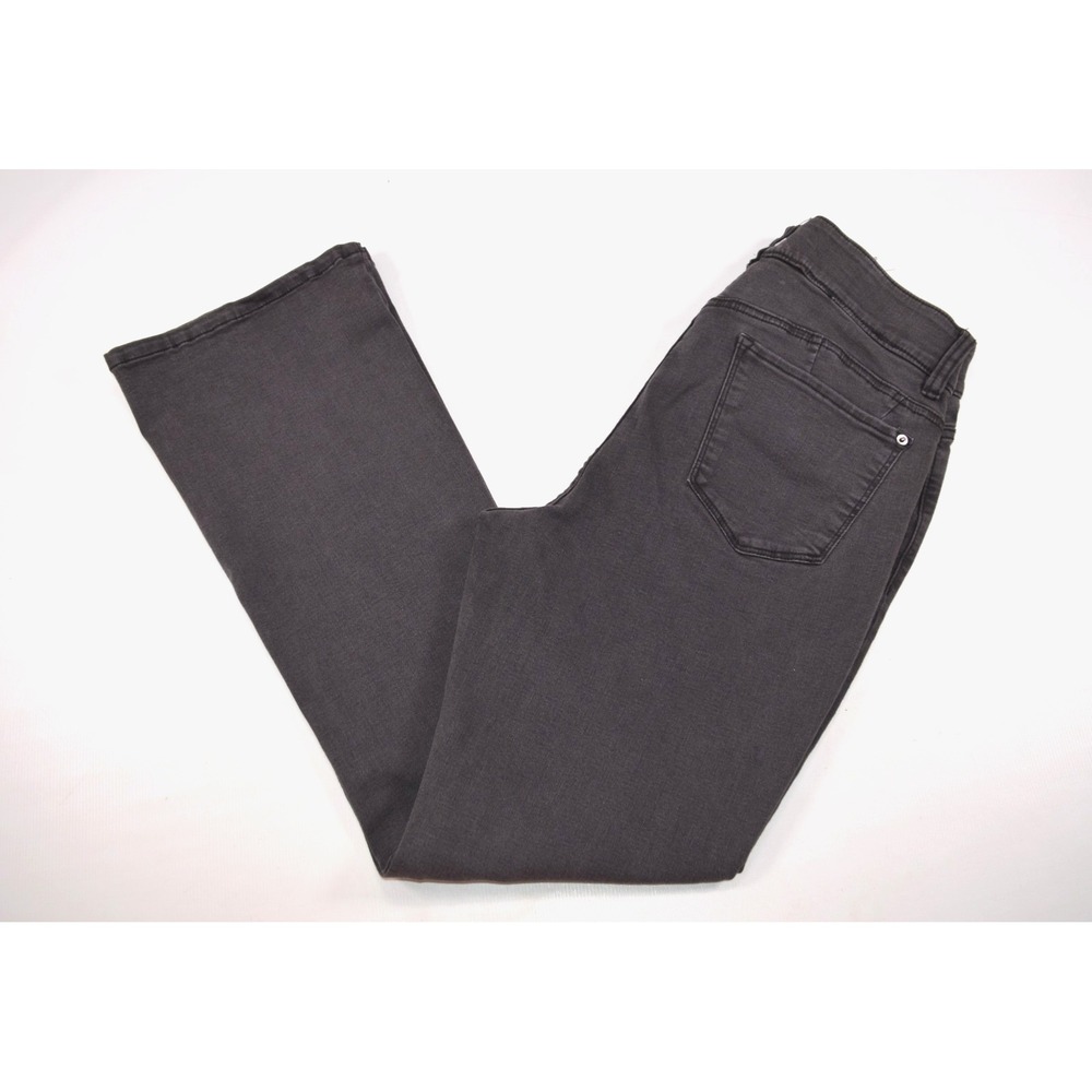 NY & Co Charcoal Curvy Sculpting Bootcut Jeans Women's 16 Average Nwt's